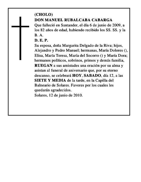 DON MANUEL RUBALCABA CABARGA