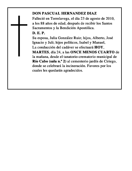 DON PASCUAL HERNANDEZ DIAZ