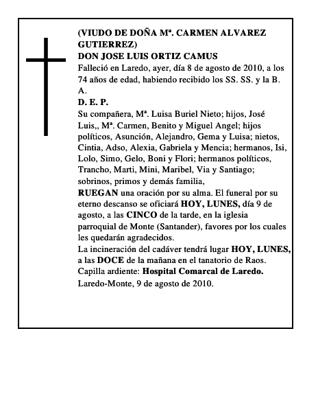 DON JOSE LUIS ORTIZ CAMUS