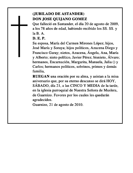 DON JOSE QUIJANO GOMEZ
