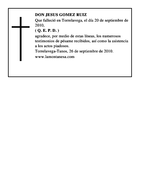 DON JESUS GOMEZ RUIZ