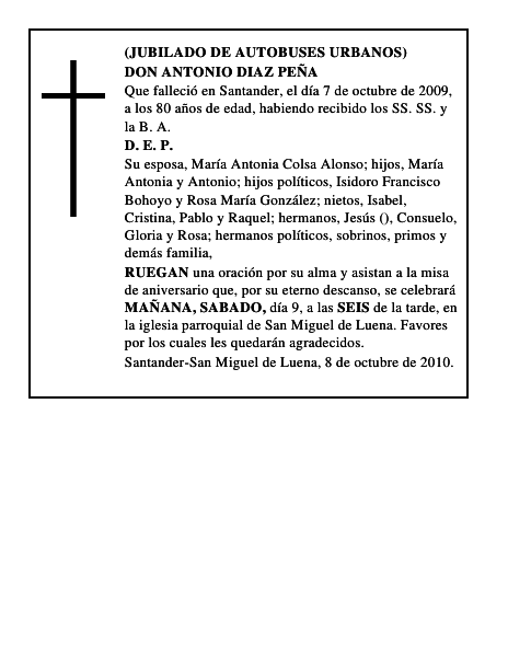 DON ANTONIO DIAZ PEÑA