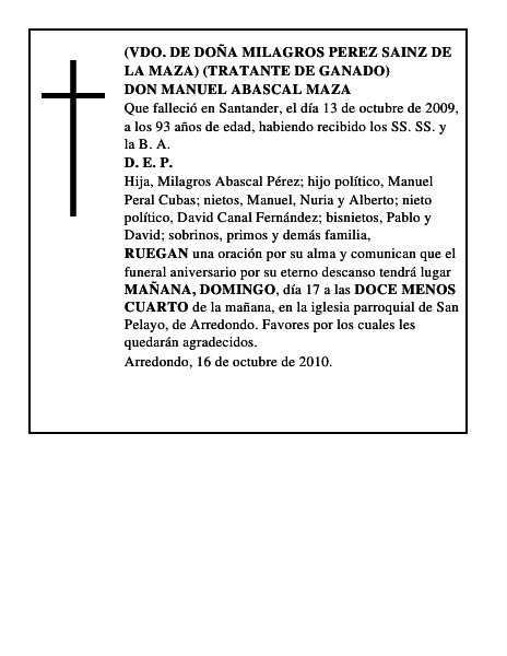DON MANUEL ABASCAL MAZA