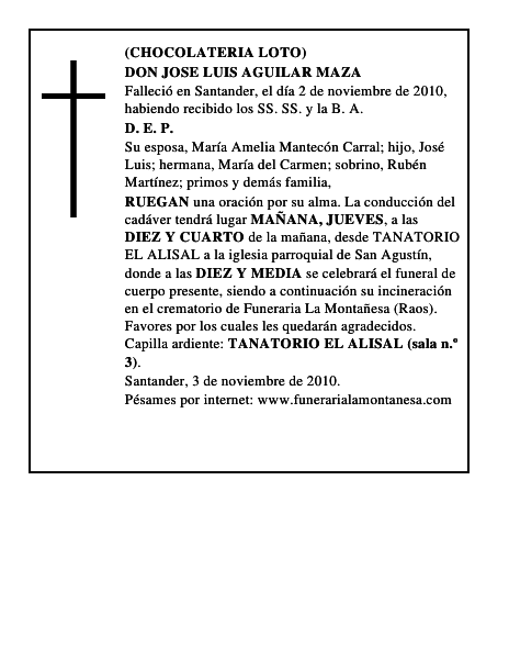 DON JOSE LUIS AGUILAR MAZA