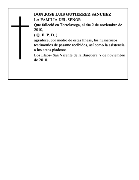 DON JOSE LUIS GUTIERREZ SANCHEZ