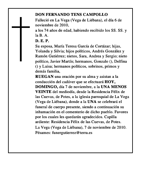 DON FERNANDO TENS CAMPOLLO
