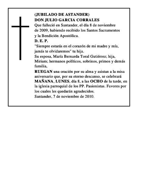 DON JULIO GARCIA CORRALES