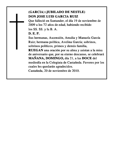 DON JOSE LUIS GARCIA RUIZ
