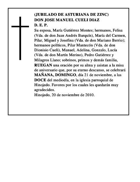 DON JOSE MANUEL CUELI DIAZ