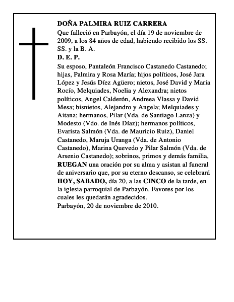 DOÑA CARMEN RODICIO SETIEN