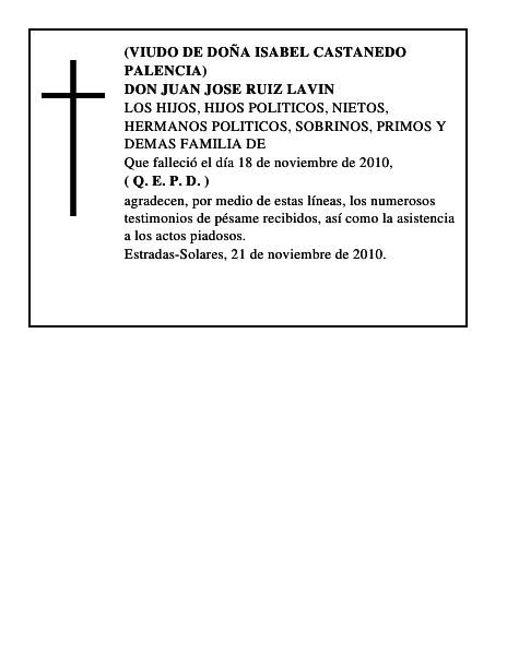 DON JUAN JOSE RUIZ LAVIN