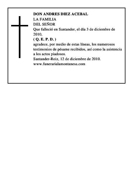 DON ANDRES DIEZ ACEBAL