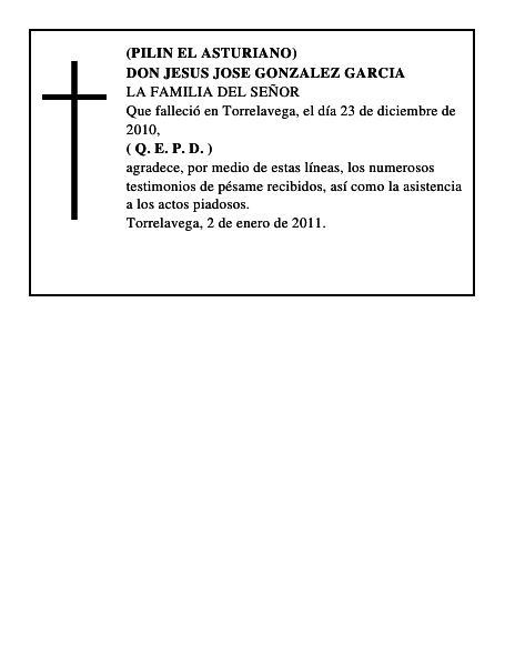DON JESUS JOSE GONZALEZ GARCIA