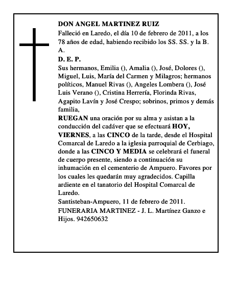 DON ANGEL MARTINEZ RUIZ