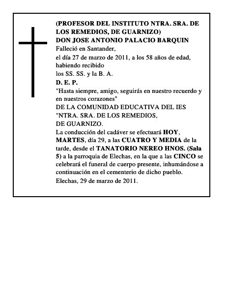 DON JOSE ANTONIO PALACIO BARQUIN