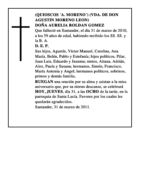 DOÑA SALUD OLIVA PORTILLA GARCIA