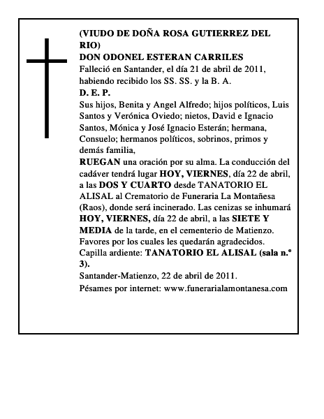 DON ODONEL ESTERAN CARRILES