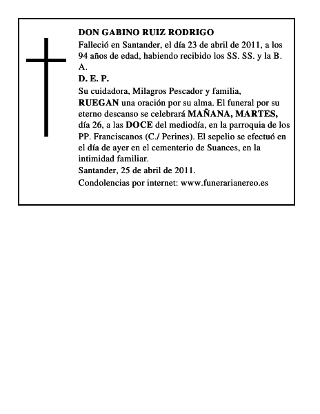 DON GABINO RUIZ RODRIGO
