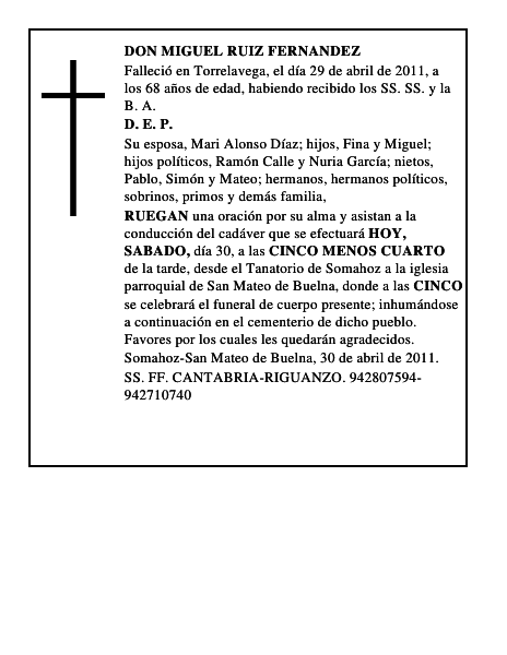 DON MIGUEL RUIZ FERNANDEZ