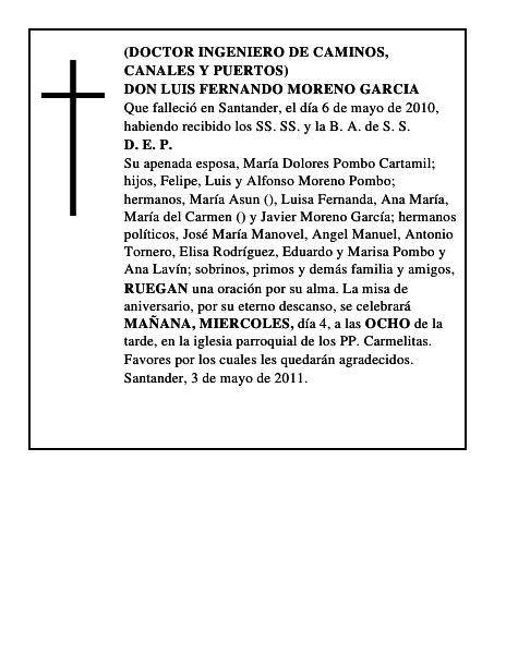 DON LUIS FERNANDO MORENO GARCIA