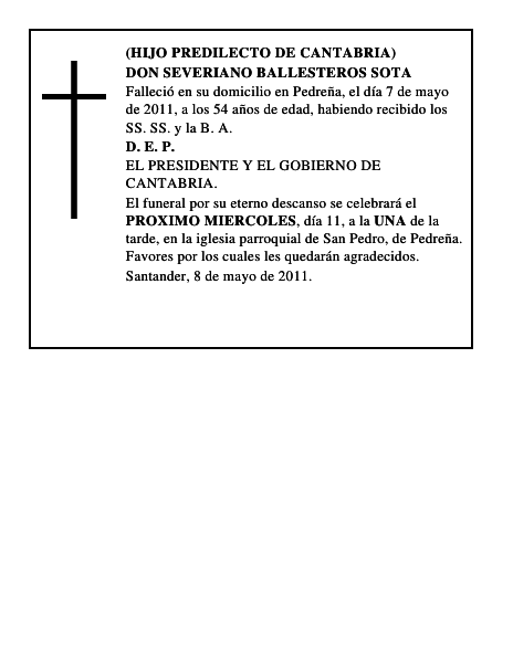 Don Severiano Ballesteros Sota