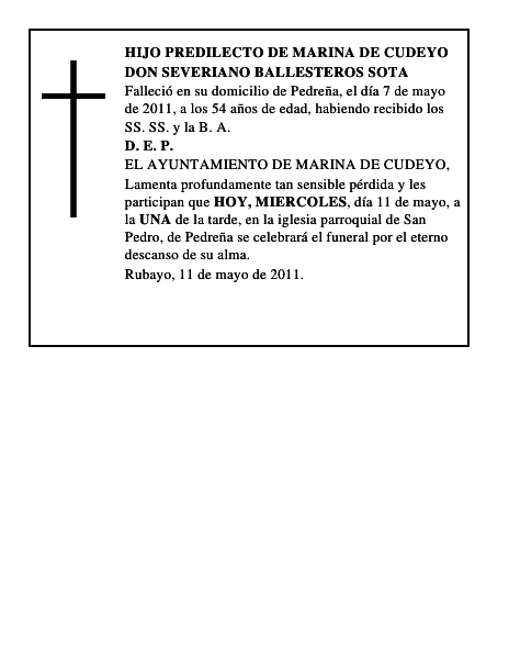 DON SEVERIANO BALLESTEROS SOTA