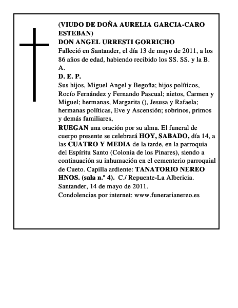 DON ANGEL URRESTI GORRICHO