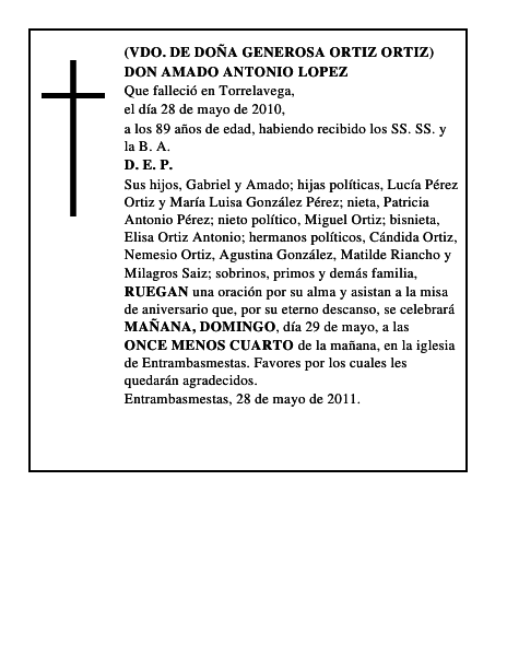 DON AMADO ANTONIO LOPEZ