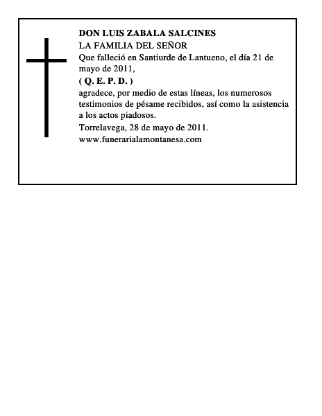 DON LUIS ZABALA SALCINES