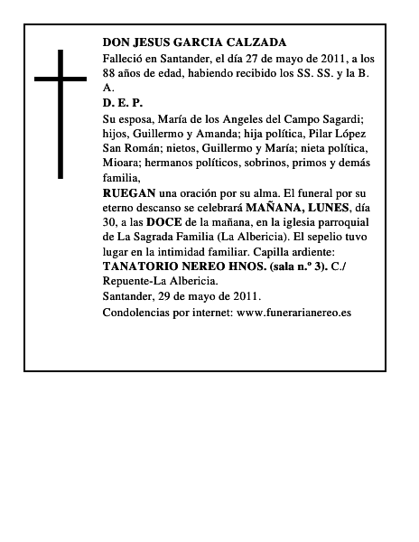 DON JESUS GARCIA CALZADA