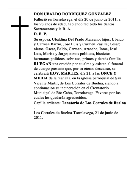 DON UBALDO RODRIGUEZ GONZALEZ