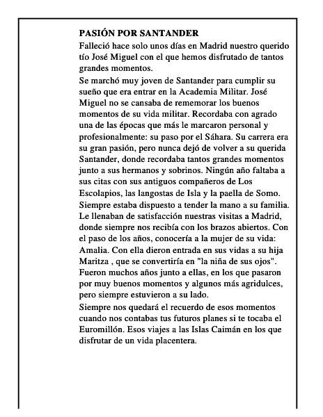 Pasión por Santander