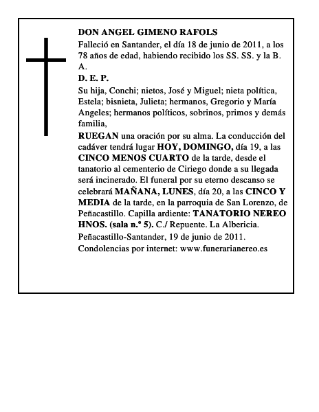 DON ANGEL GIMENO RAFOLS