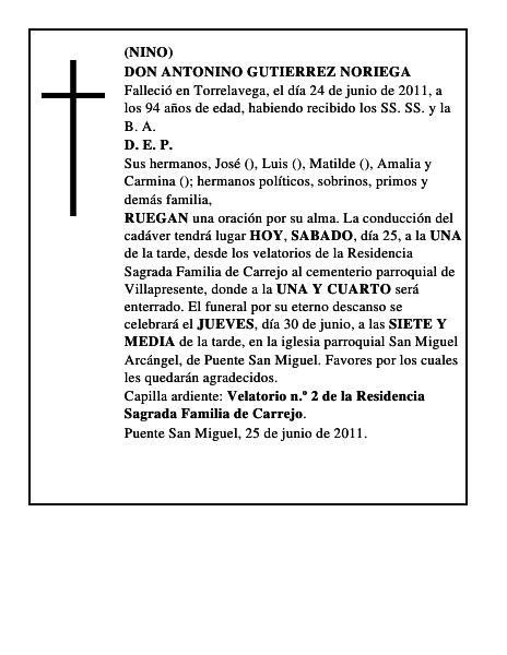 DON ANTONINO GUTIERREZ NORIEGA