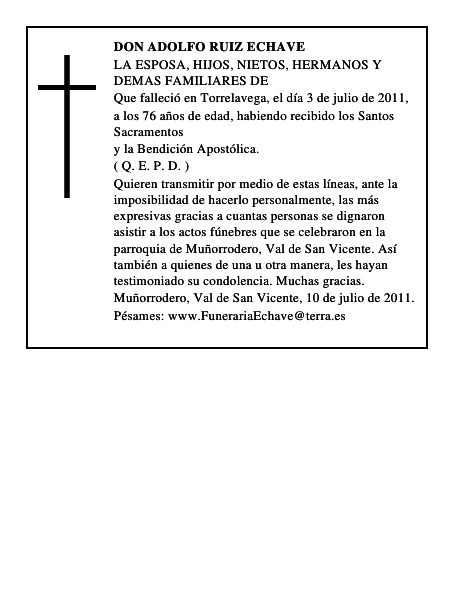 DON ADOLFO RUIZ ECHAVE