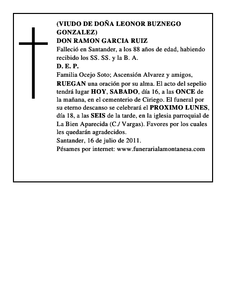 DON RAMON GARCIA RUIZ