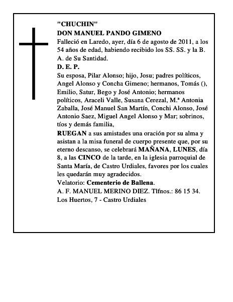 DON MANUEL PANDO GIMENO