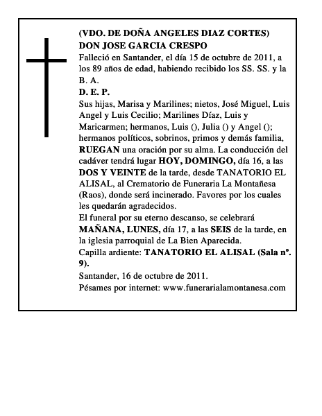 DON JOSE GARCIA CRESPO