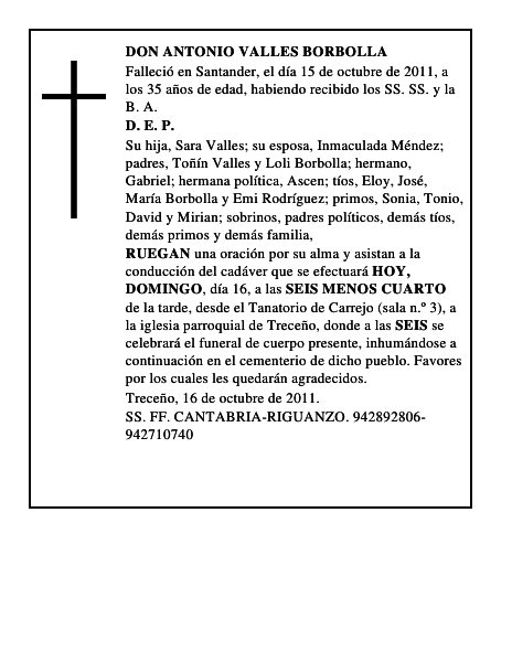 DON ANTONIO VALLES BORBOLLA