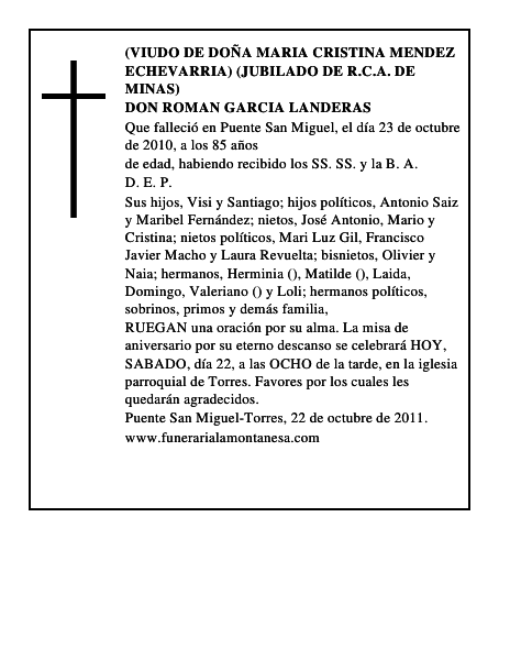 DON ROMAN GARCIA LANDERAS