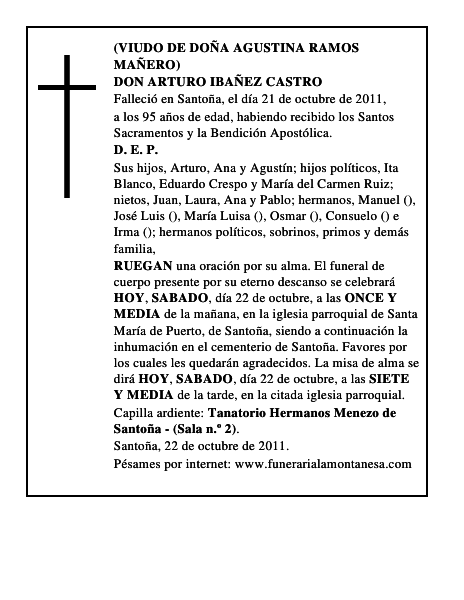 DON ARTURO IBAÑEZ CASTRO