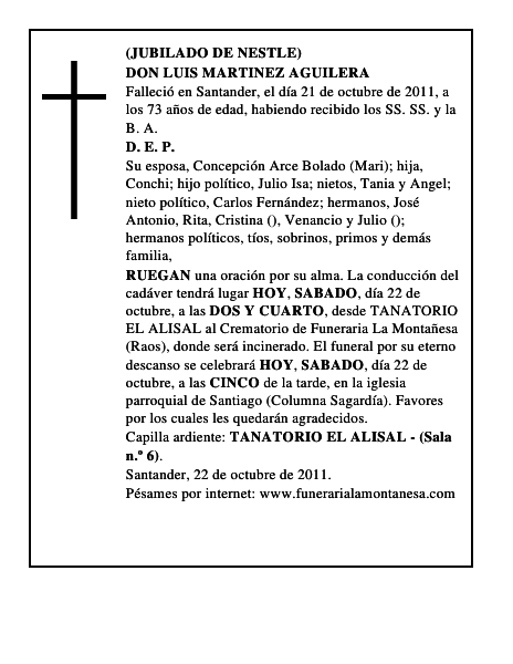 DON LUIS MARTINEZ AGUILERA