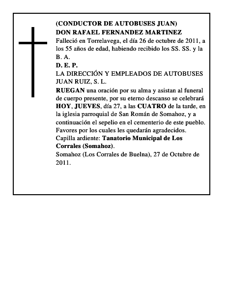 DON RAFAEL FERNANDEZ MARTINEZ