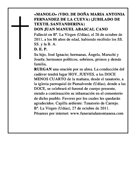 DON JUAN MANUEL ABASCAL CANO