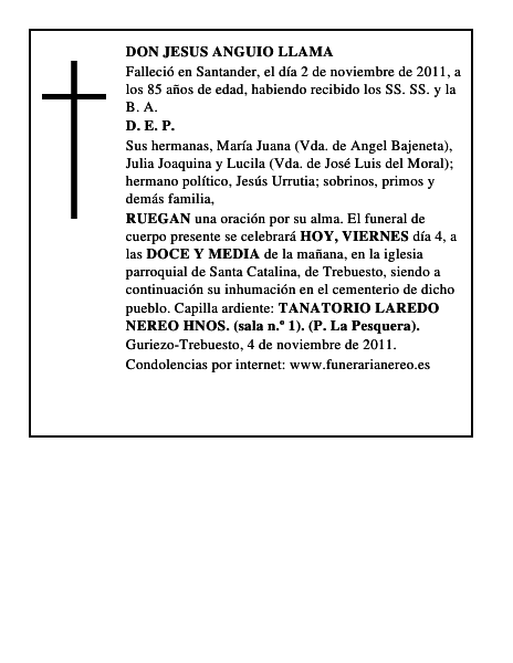 DON JESUS ANGUIO LLAMA