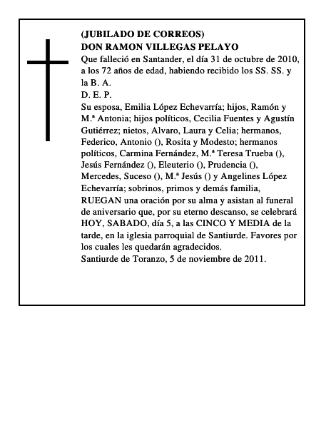 DON RAMON VILLEGAS PELAYO