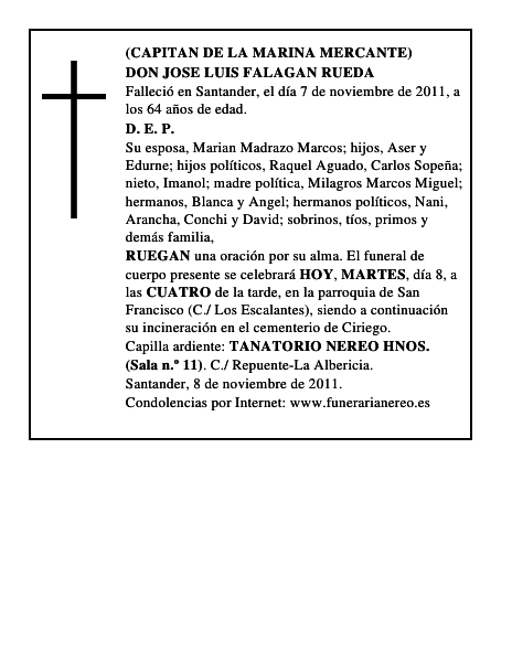 DON JOSE LUIS FALAGAN RUEDA