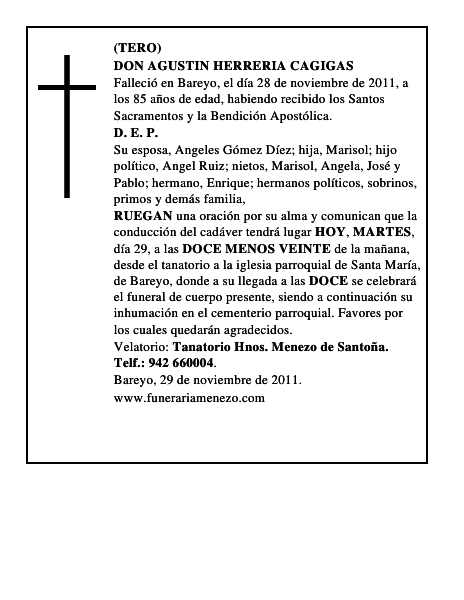 DON AGUSTIN HERRERIA CAGIGAS