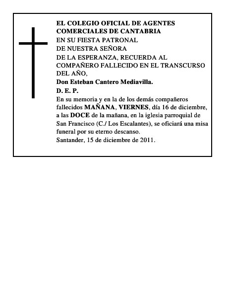 EL COLEGIO OFICIAL DE AGENTES COMERCIALES DE CANTABRIA