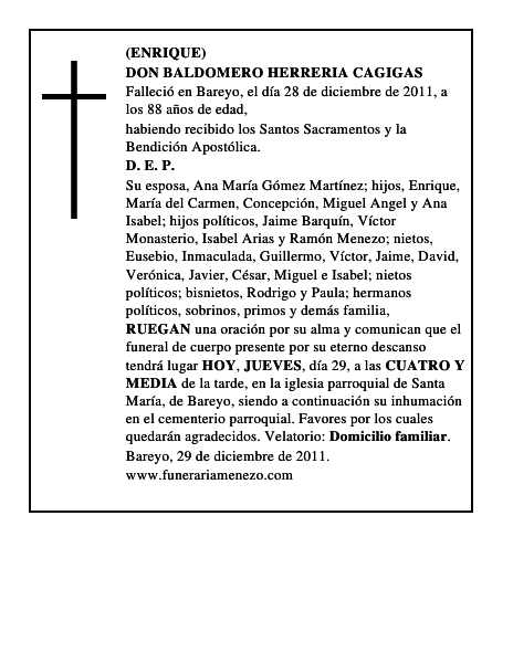 DON BALDOMERO HERRERIA CAGIGAS